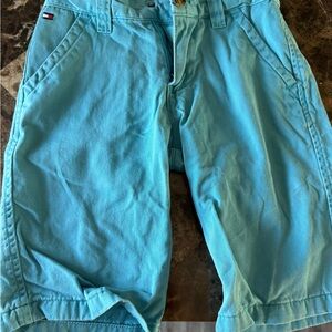 Tommy Hilfiger Blue Flat Front Shorts